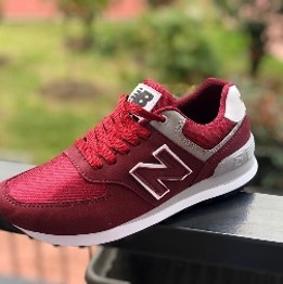 Tenis New Balance Vinotinto