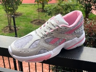 Tenis Reebok Gris Rosa