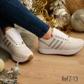 Tenis Blanco Azul